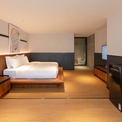 一張床MAX（智能客控+城景落地窗+BLUGMAN藍牙音箱） ZMAX HOTELS（佛山祖廟創意產業園店）優惠