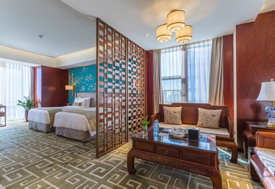 尊享雙床房（斯林百蘭床墊+德國高儀恆温沐浴）