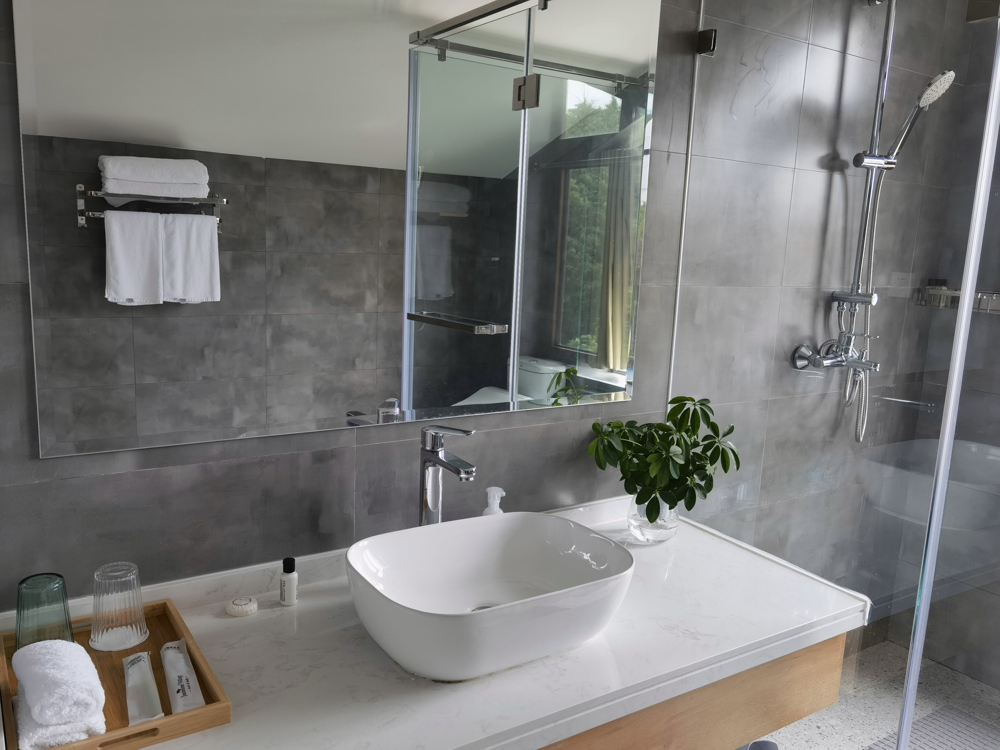 轻舟泛·星空大平层双卧套房·投影