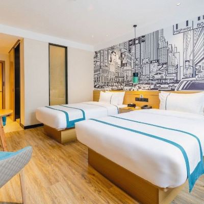 弗諾氧深睡雙床房 城市便捷酒店（珠海金灣機場吉林大學店）優惠