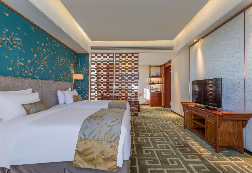 尊享雙床房（斯林百蘭床墊+德國高儀恆温沐浴）