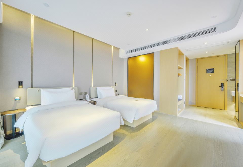 几木庭院双床房【配深睡枕+普兰特床垫+独立庭院】