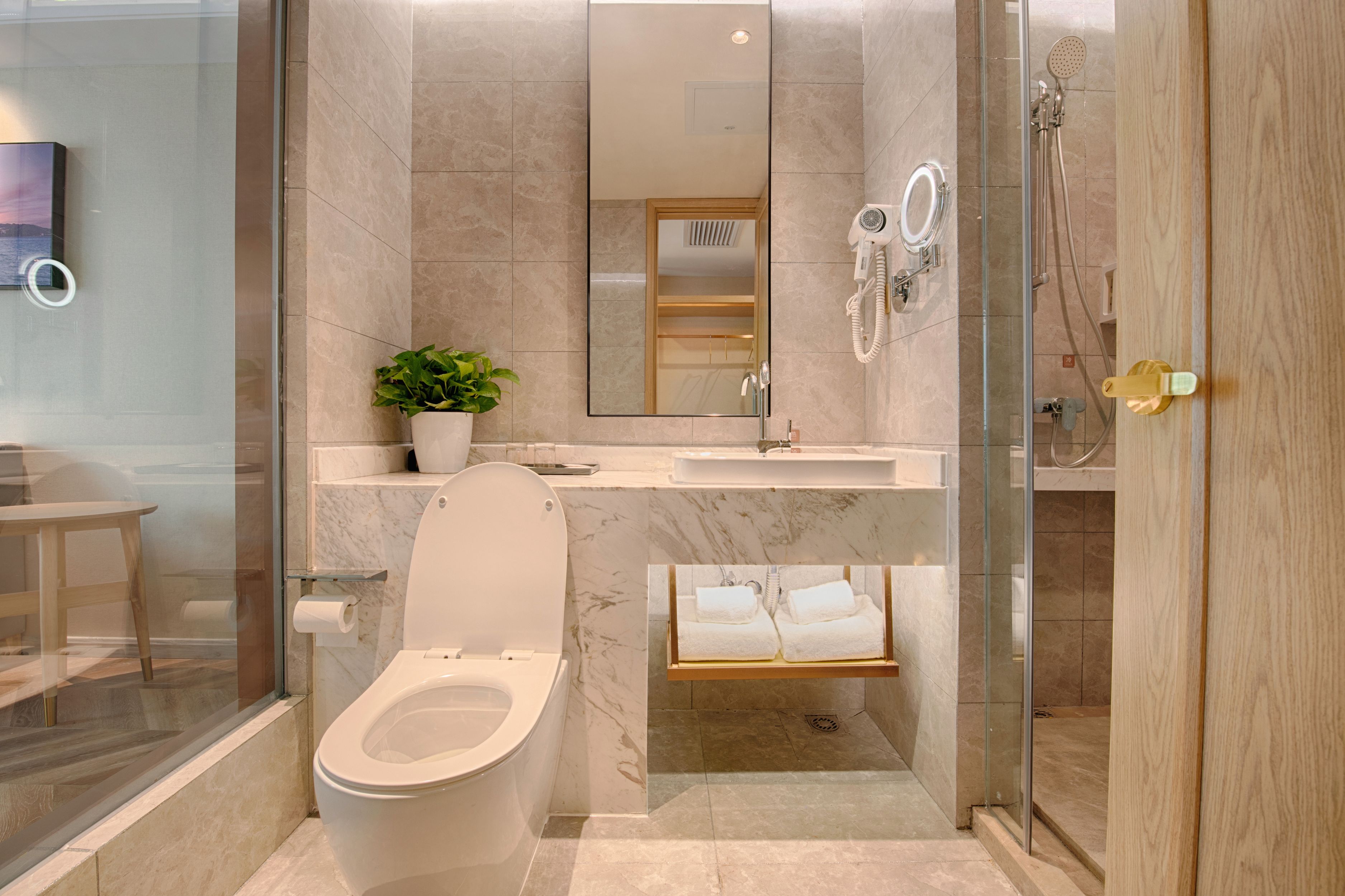 商务套房【手机投屏+深睡床品+会客厅+落地窗】