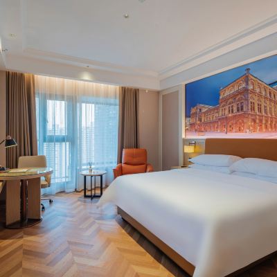 豪華套房（語音客控+獨立客廳+小冰箱+定製茶具） 維也納酒店（深圳愛國路店）優惠