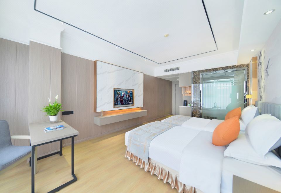 優選舒適丨雙床房 提供洗衣