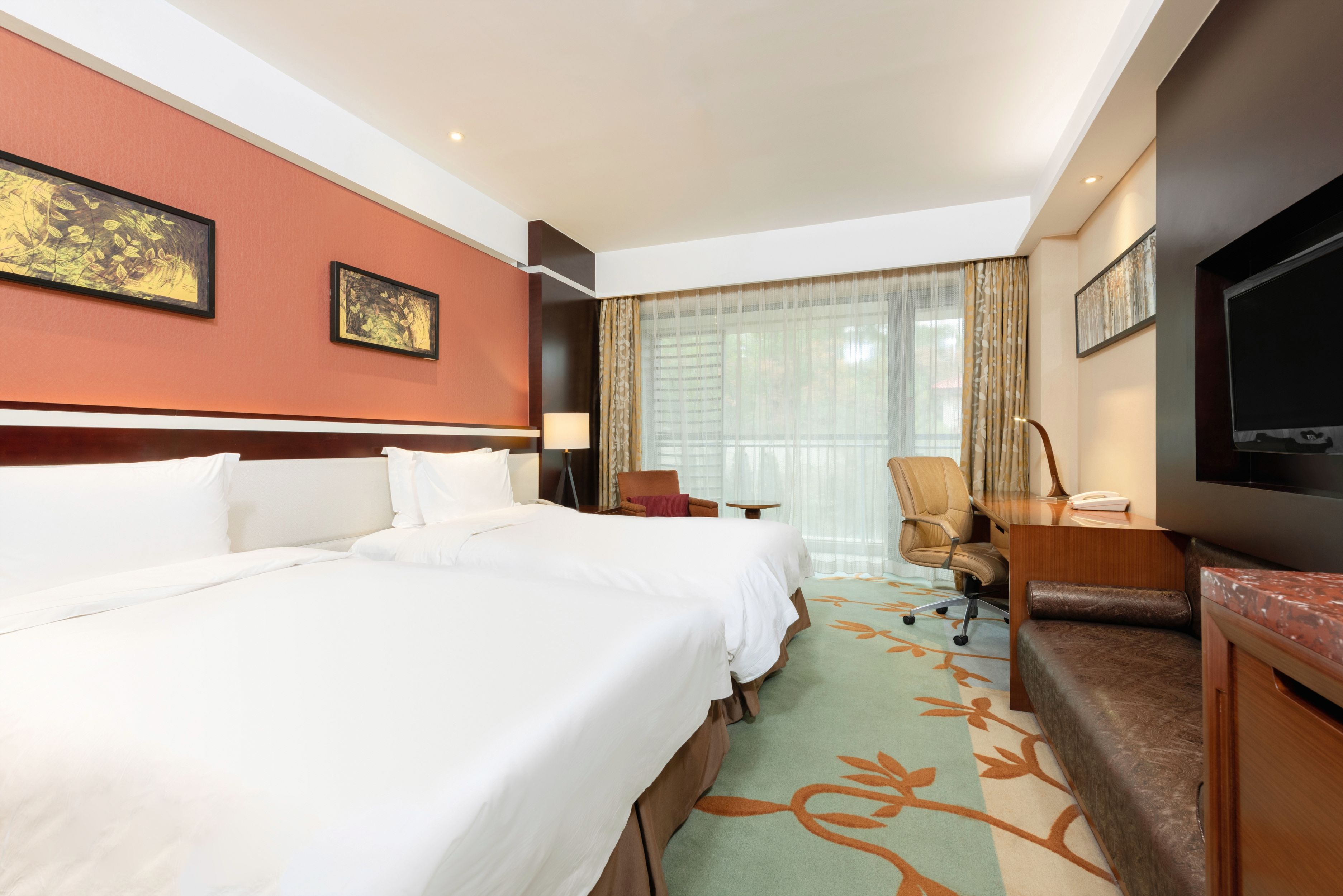 高級雙床花園景觀房