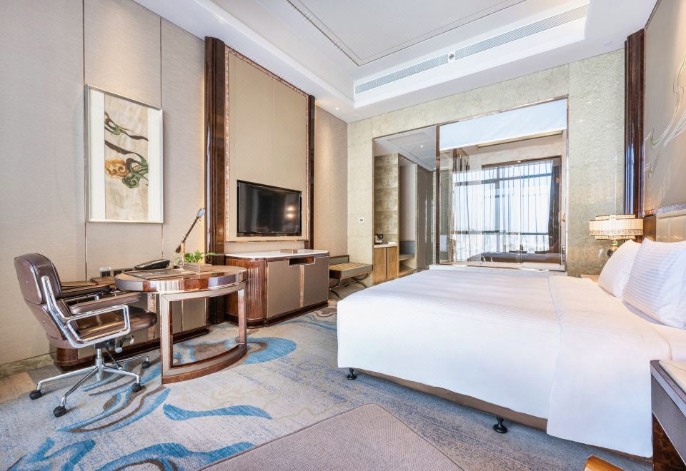 行政楼层豪华大床房（高空揽胜+妙梦深睡床垫+加湿器）