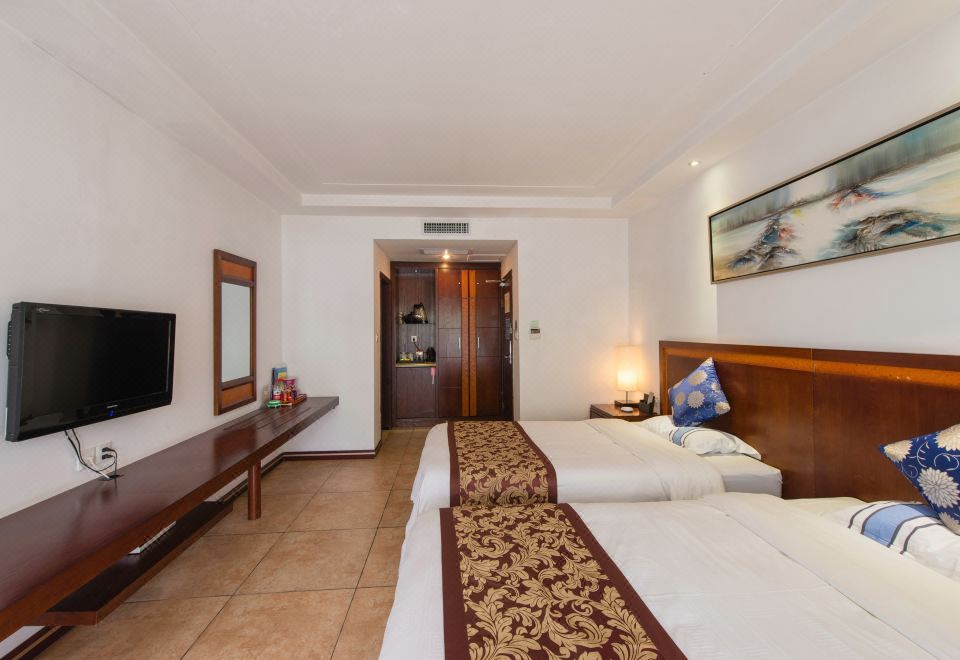 豪华娱乐地暖双床房