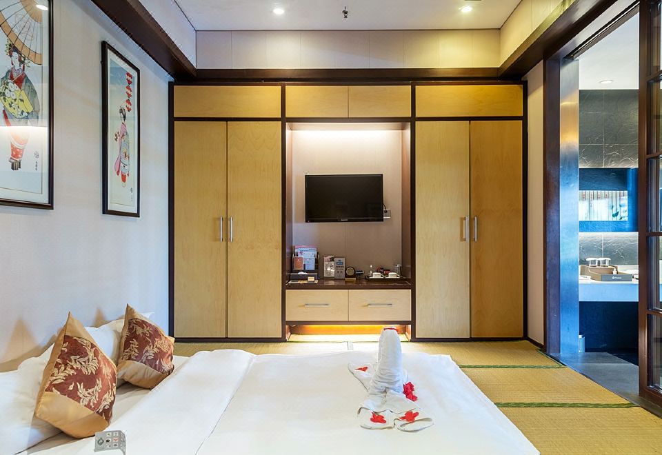 和风木屋【温泉入户+国粹麻将+宠物友好+私泡池】