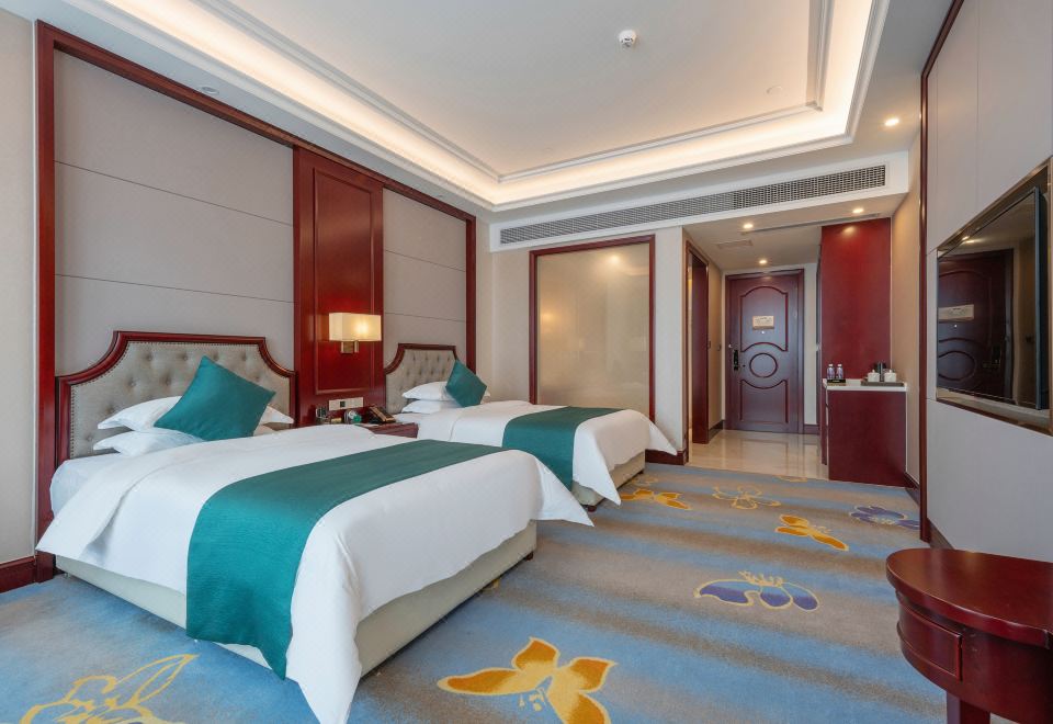 豪华双床房（乾湿分离+全景落地窗）