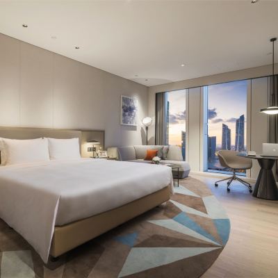 豪華大床房 南京金融城名致服務公寓（奧體博覽中心店）優惠