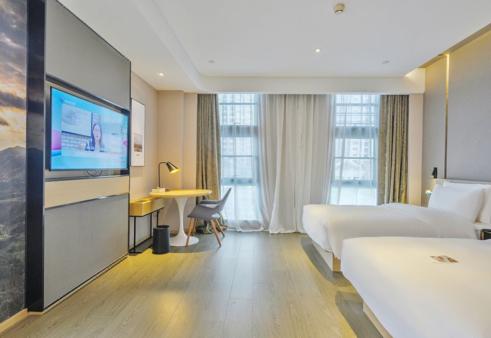 几木庭院双床房【配深睡枕+普兰特床垫+独立庭院】