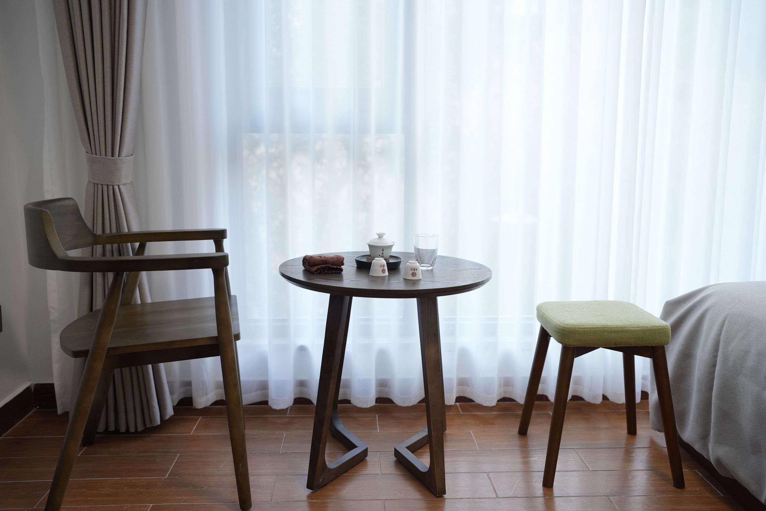 望山豪华双床房（全景落地窗）