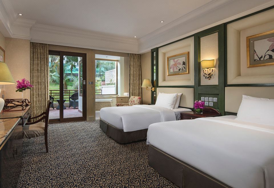 Seaview Resort XiamenDeluxe Garden View Twin-size Bed Room