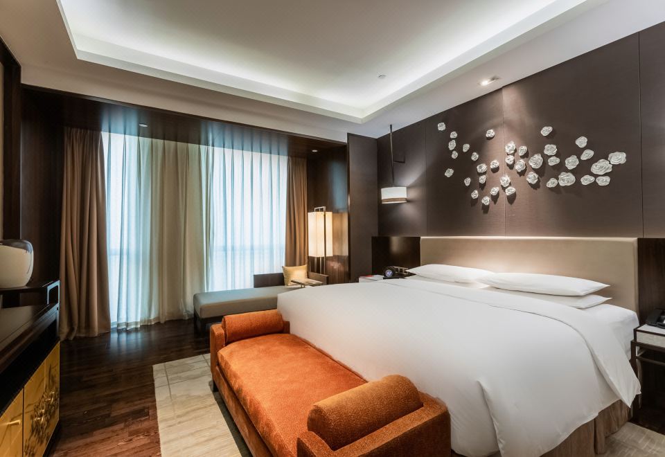 單臥行政套房【高樓層+獨立起居室+雙衞+戴森吹風機】