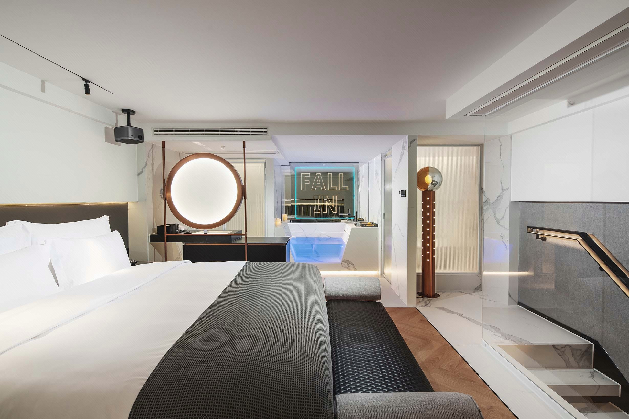 浮岛Loft·江景汤池套房