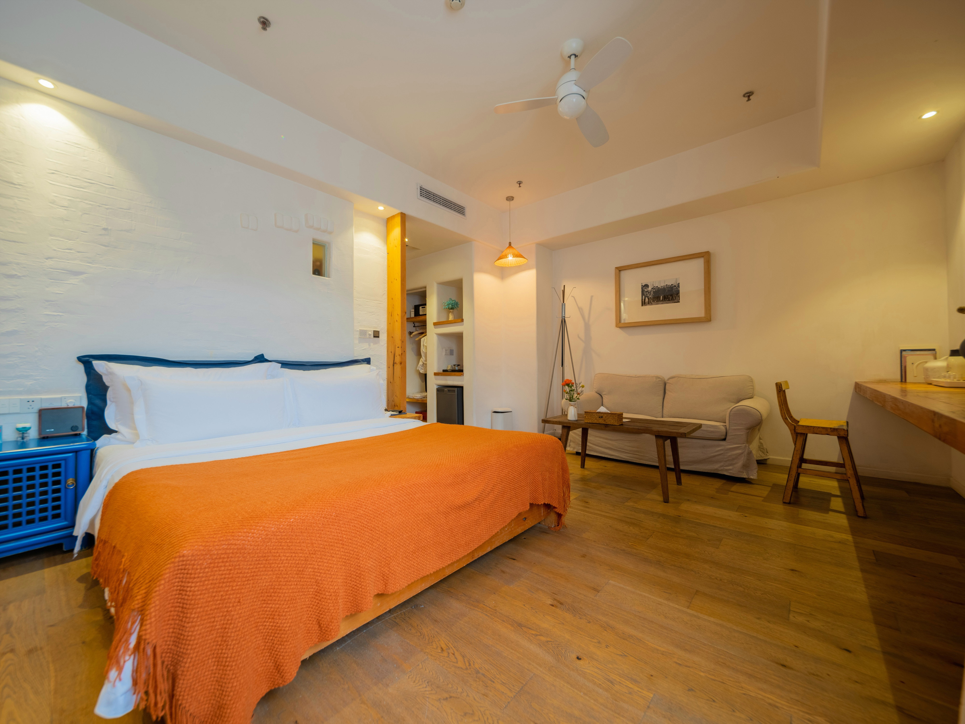 和光同尘?Relax度假大床房【乳胶床垫+休闲座椅】