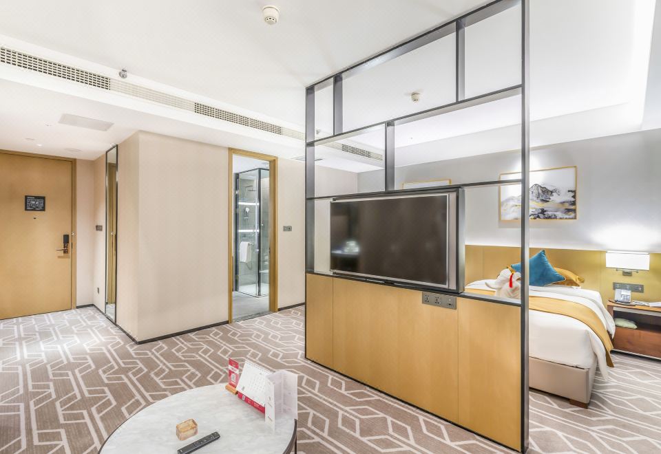 行政双床房（水系花园景观+80支贡缎床品+金可儿床垫）