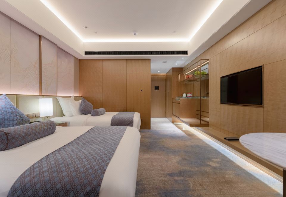 温德姆高空城景双床房-愈养