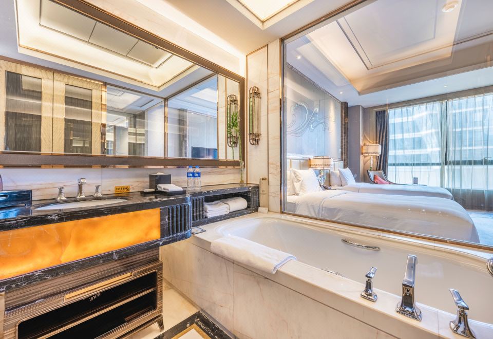 豪华双床房（悦享城景+妙梦深睡床垫）