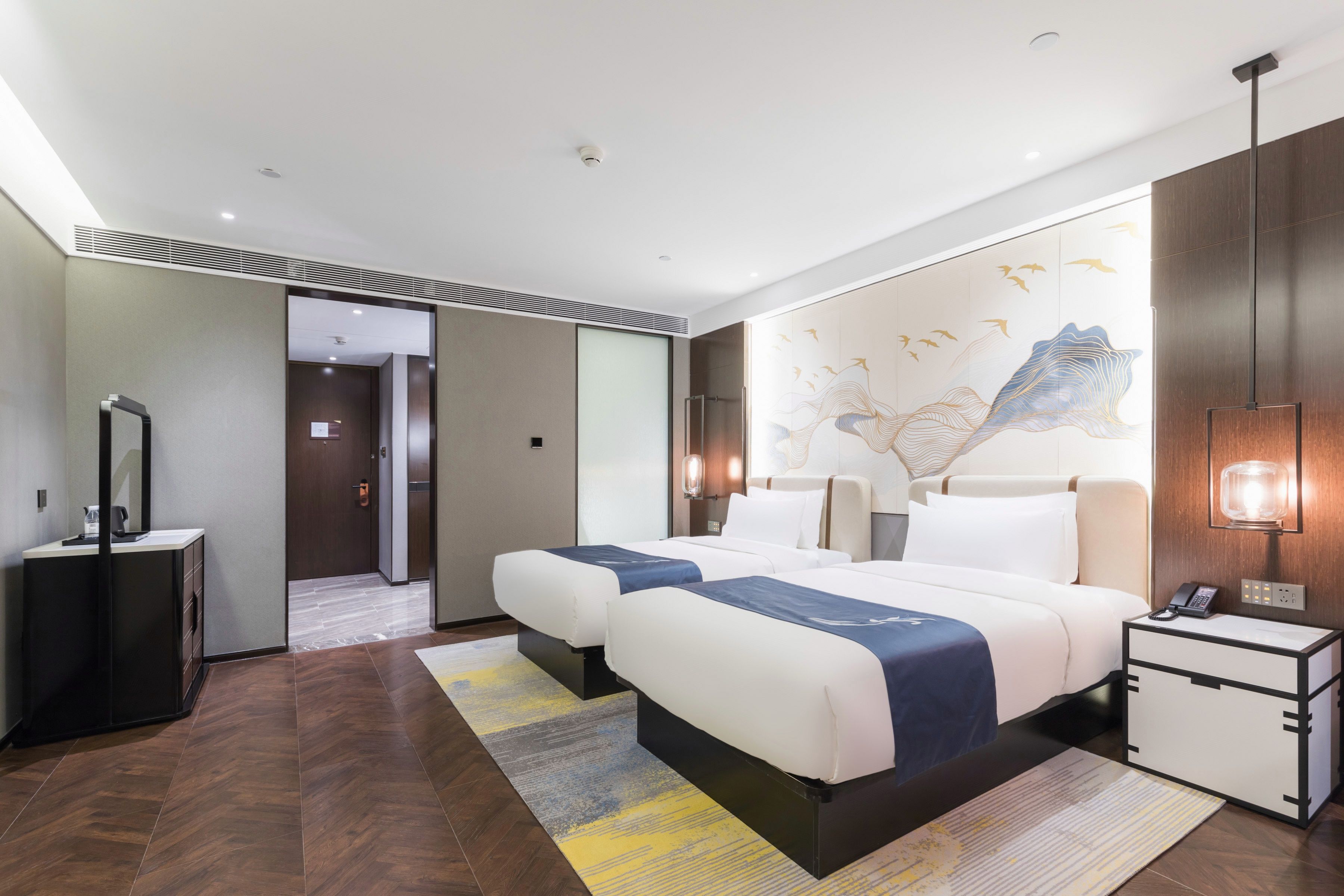 萃韵尊享双床房（全屋智能小度+乾湿分离+冰箱+电视投屏+柔软浴袍）