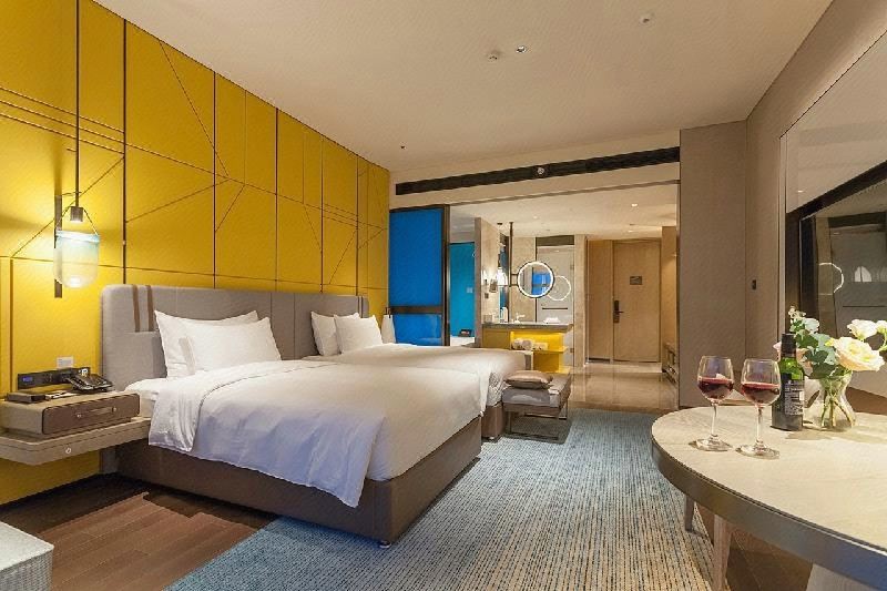 行政海景双床房（180度全落地窗看海景日出）