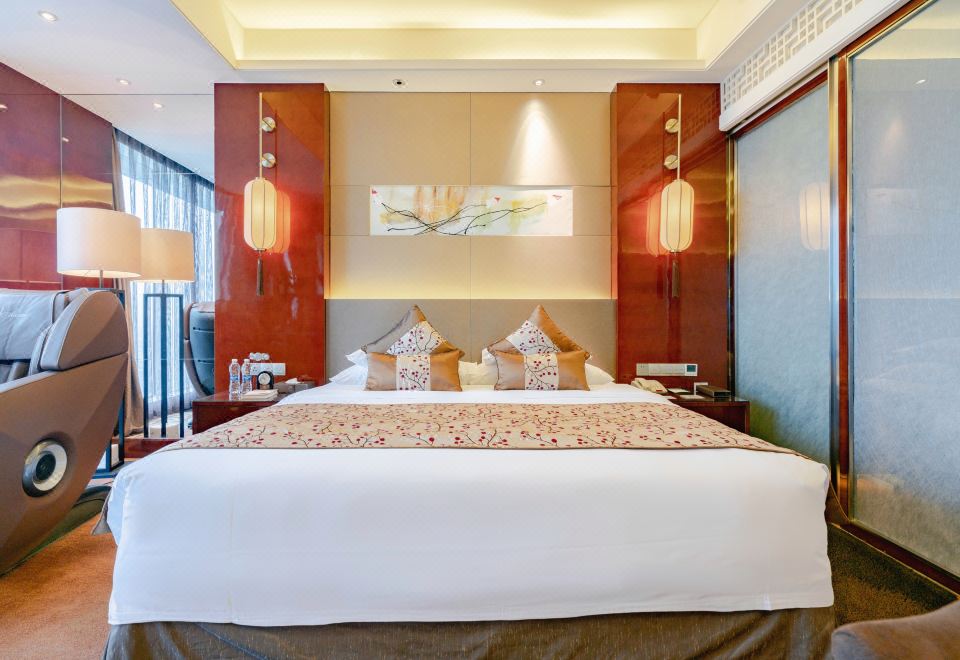 Felton Grand Hotel Hotel Chengdu High Altitude Executive Double Bed Room (Extra Large Floor-to-ceiling Window + Infinite Night View)