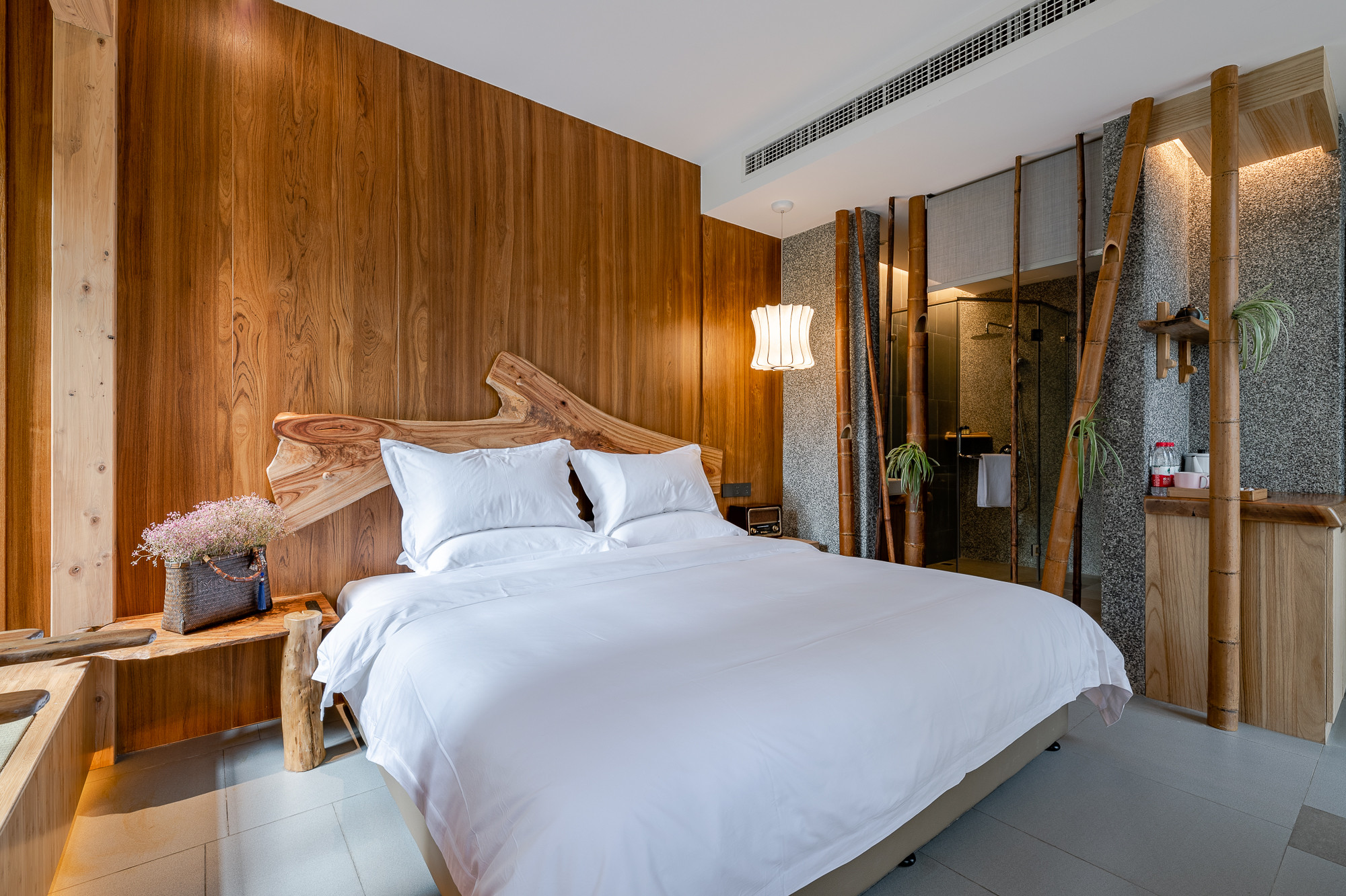 Shifang Qinglv Hotel心隐.揽月雅榻大床房【品茗茶台】【全屋地暖】