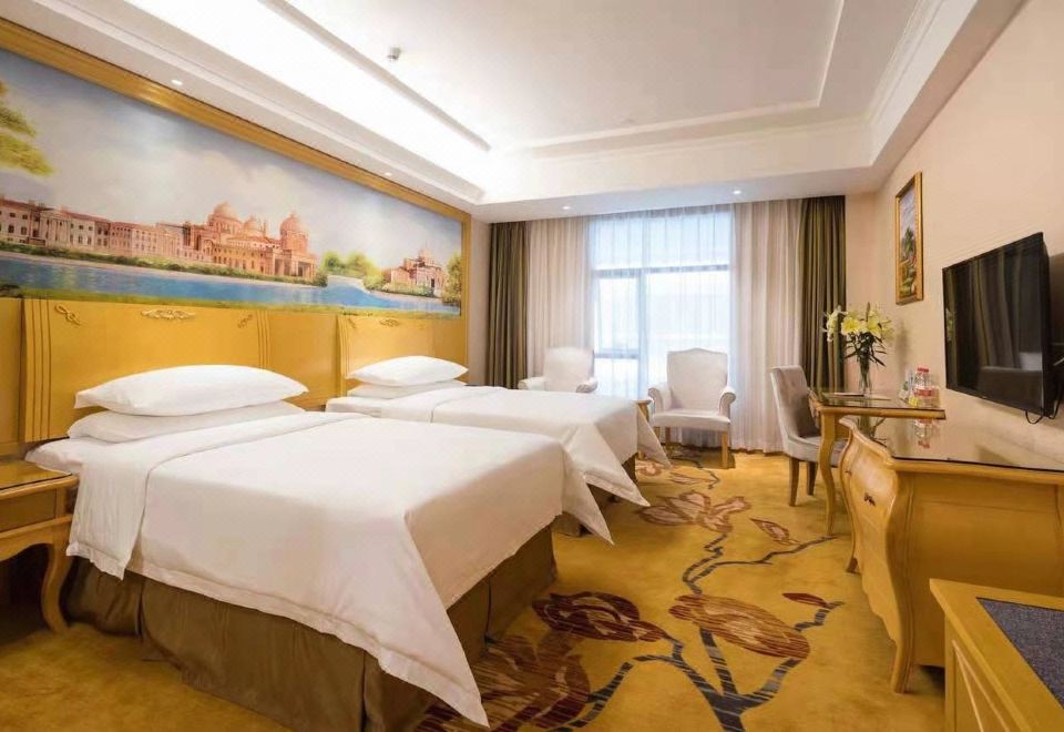 豪华双床房【静谧空间+美景美霞+舒适零压床垫】