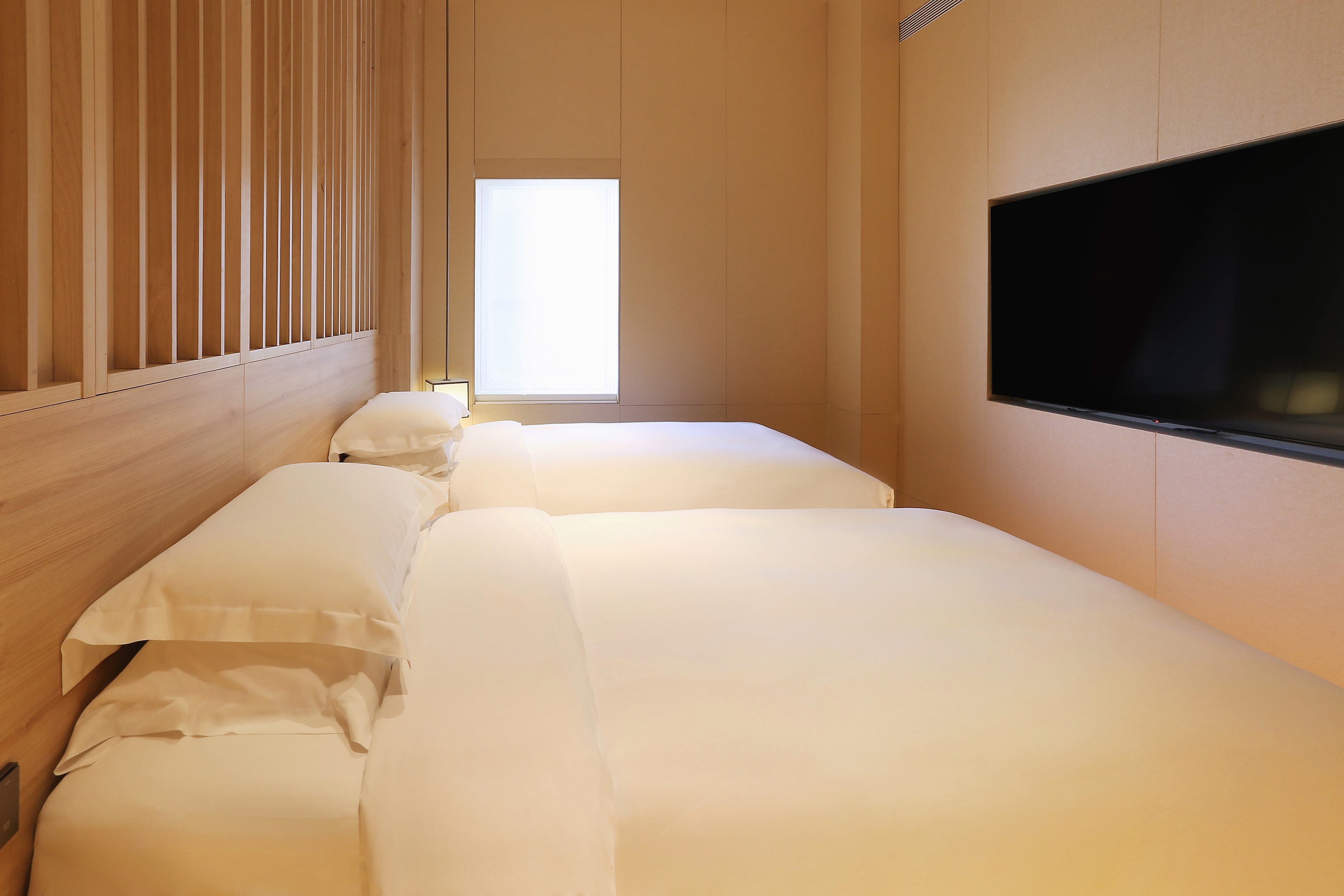 禪意家庭雙床房（靜謐禪意+可投屏+智能鏡+零壓床）