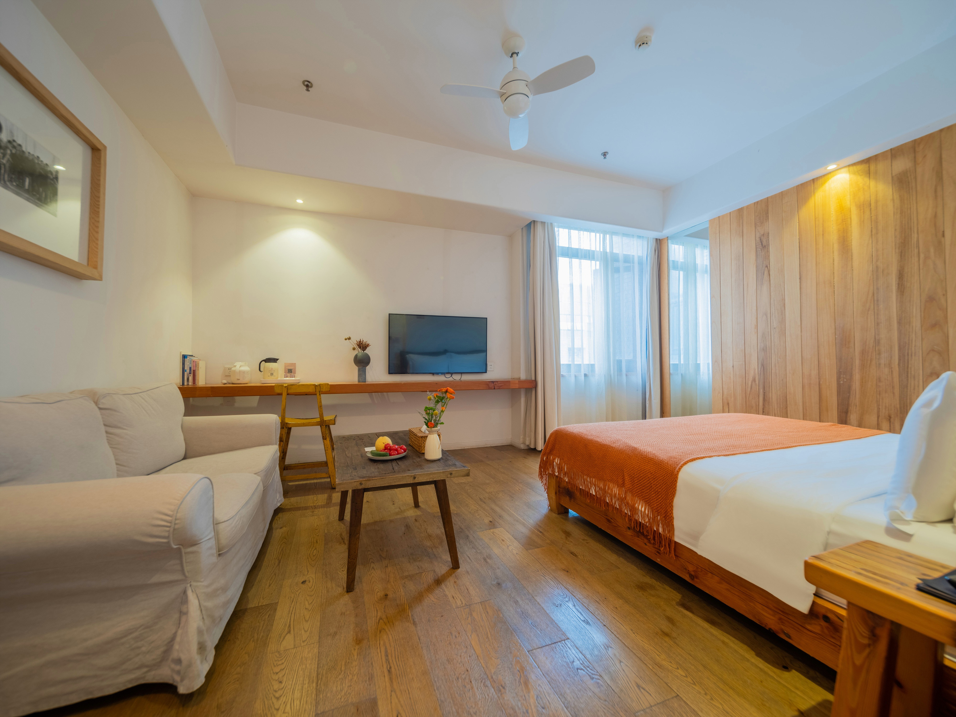 和光同尘?Relax度假大床房【乳胶床垫+休闲座椅】