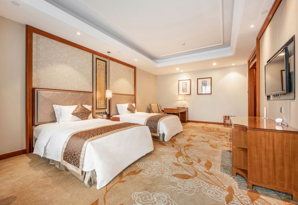 豪华双床房-下沉式浴缸