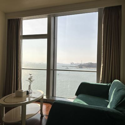 精品全海景落地窗雙床房 廈門天倫海景飯店公寓（雙子塔店）優惠