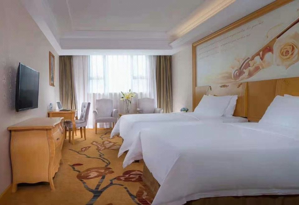 豪华双床房【静谧空间+美景美霞+舒适零压床垫】