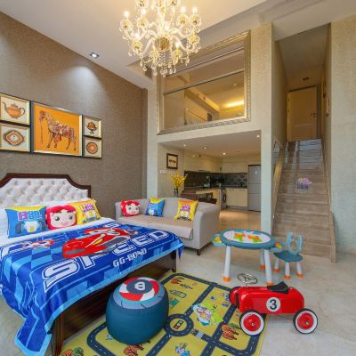 豬豬俠汽車家庭複式套房（雙床） 正佳金殿維福頓公寓（珠江新城正佳廣場店）優惠