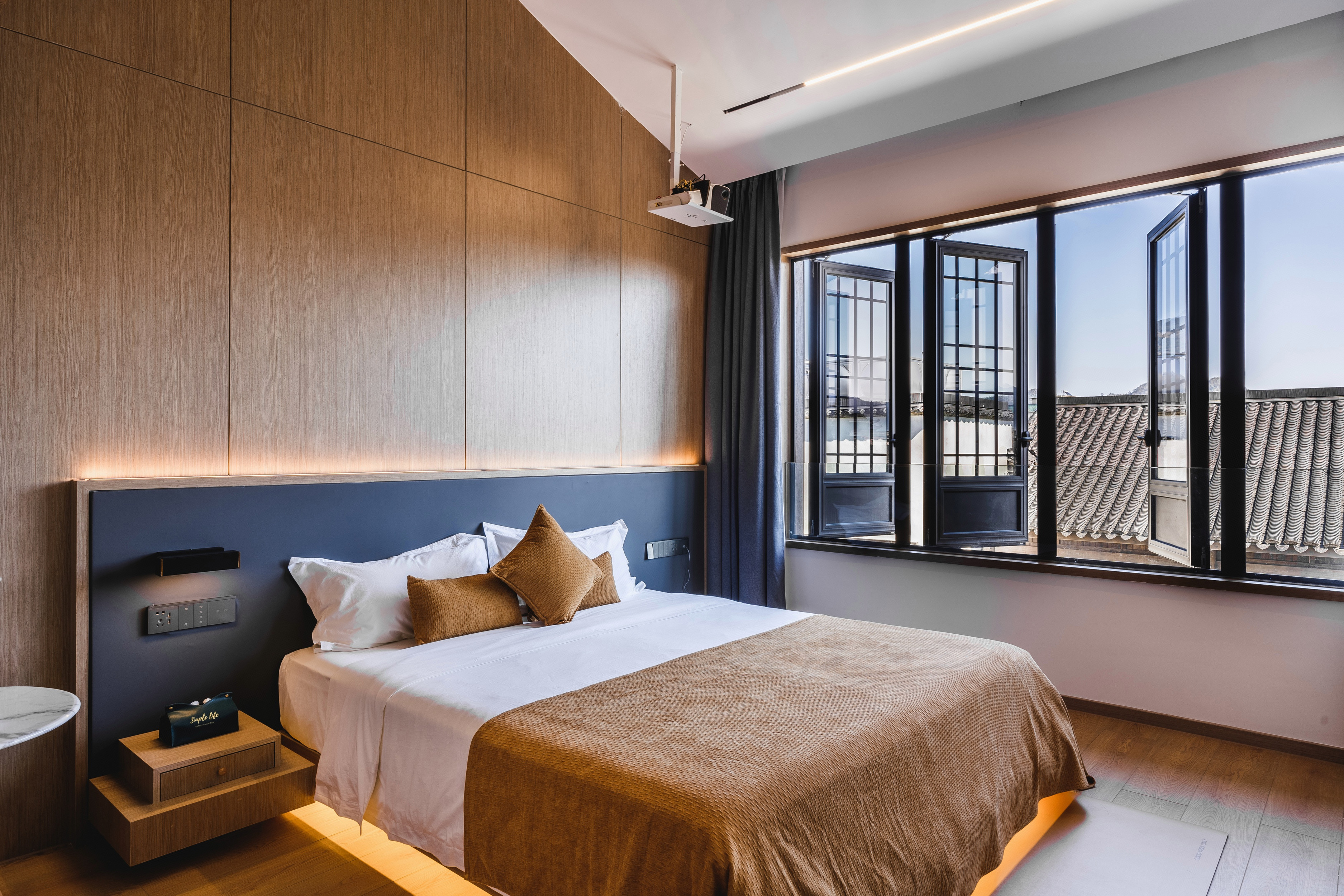 玉带河景LOFT家庭套房