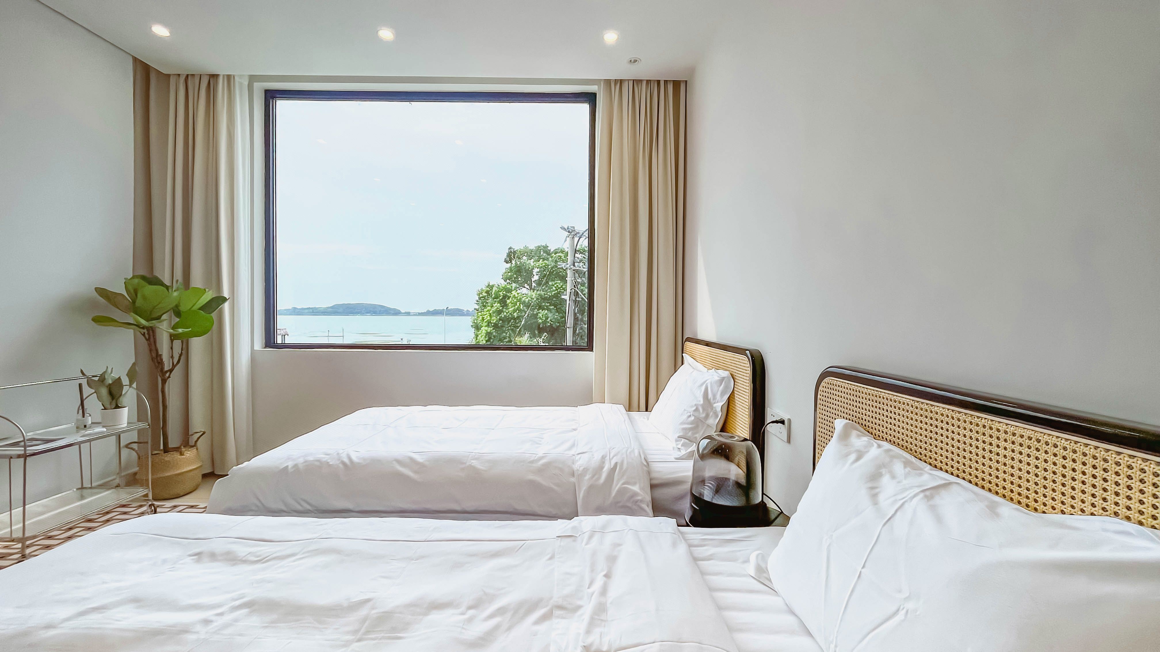 Suzhou BAY Chunhuiwan Homestay湖景双床房[地暖]