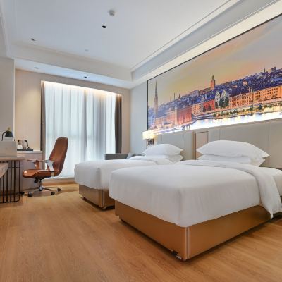 豪華雙床房 維也納國際飯店（昆明長水國際機場航廈現代廣場店）優惠