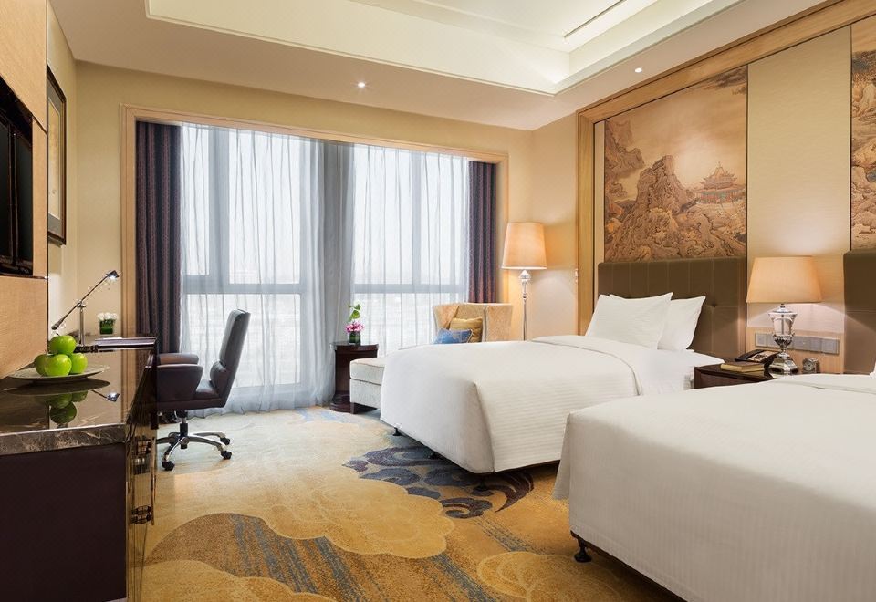 Wanda Realm FushunHollywood Twin Room (large Space + Large Bathtub + King Bed)