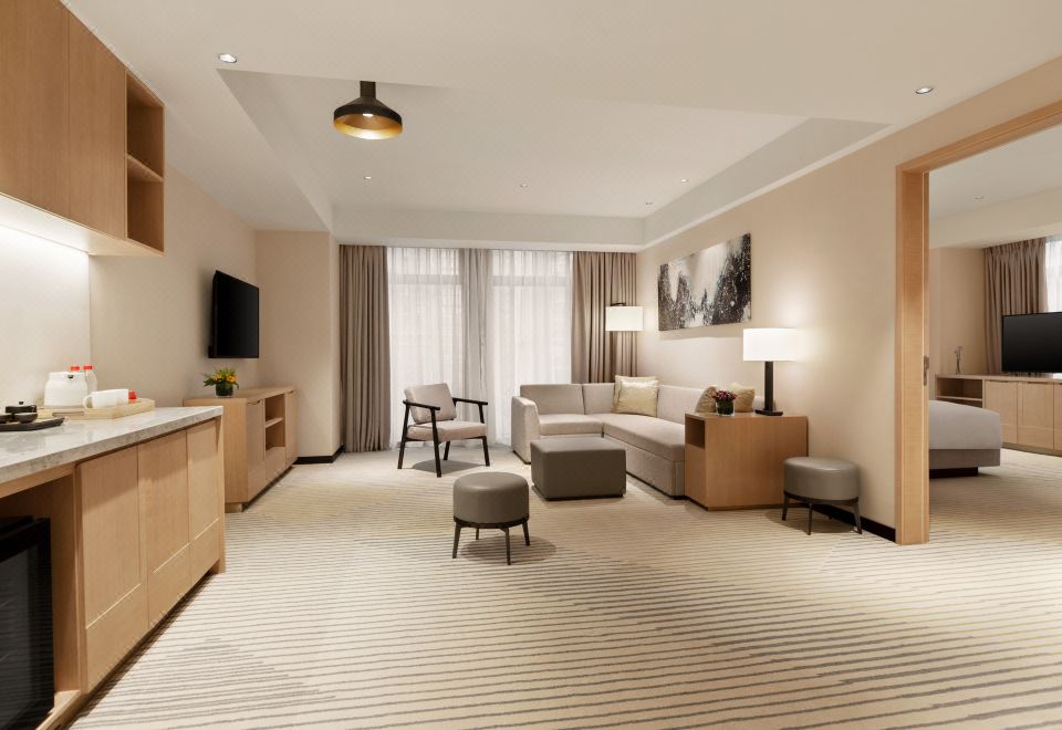 Hyatt Place Chengdu Pebble WalkSuite King Bed With Sofa Bed