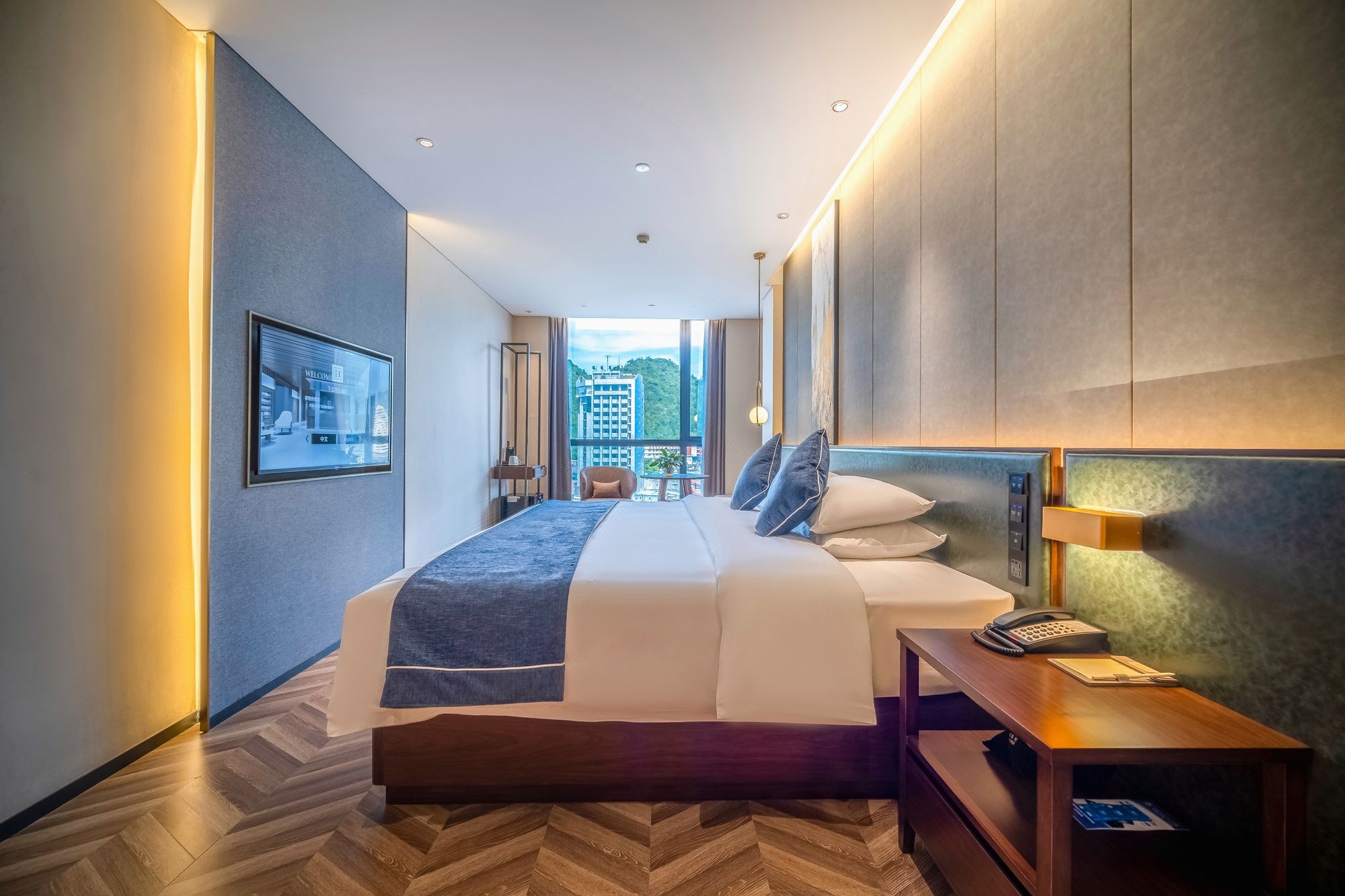 雅致城景大床房