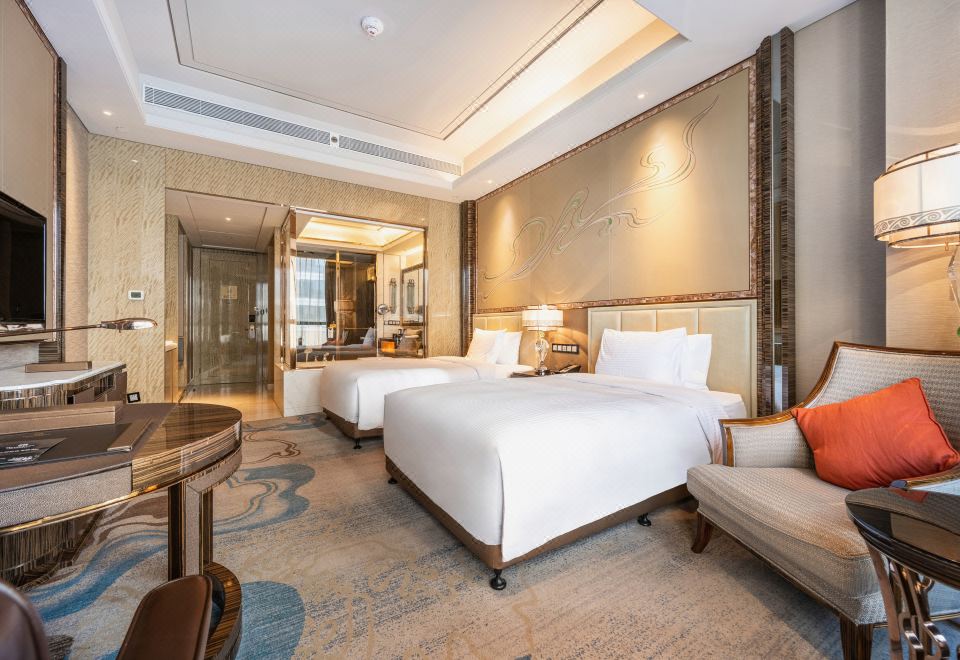 豪华双床房（悦享城景+妙梦深睡床垫）