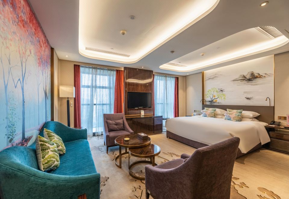 Royale Tower Hotel ChenzhouDeluxe Double Bed Room (Dual Washrooms + Small Meeting Area)