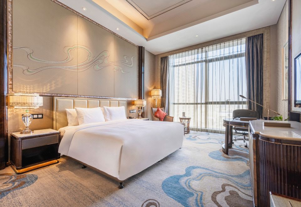 行政楼层豪华大床房（高空揽胜+妙梦深睡床垫+加湿器）