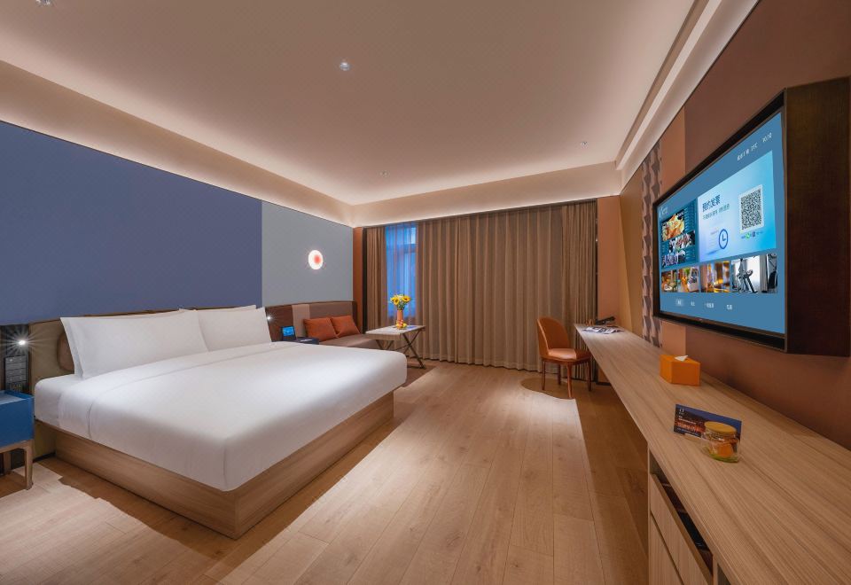 加州阳光精选大床房【智能客控+冷暖空调+电视投屏】