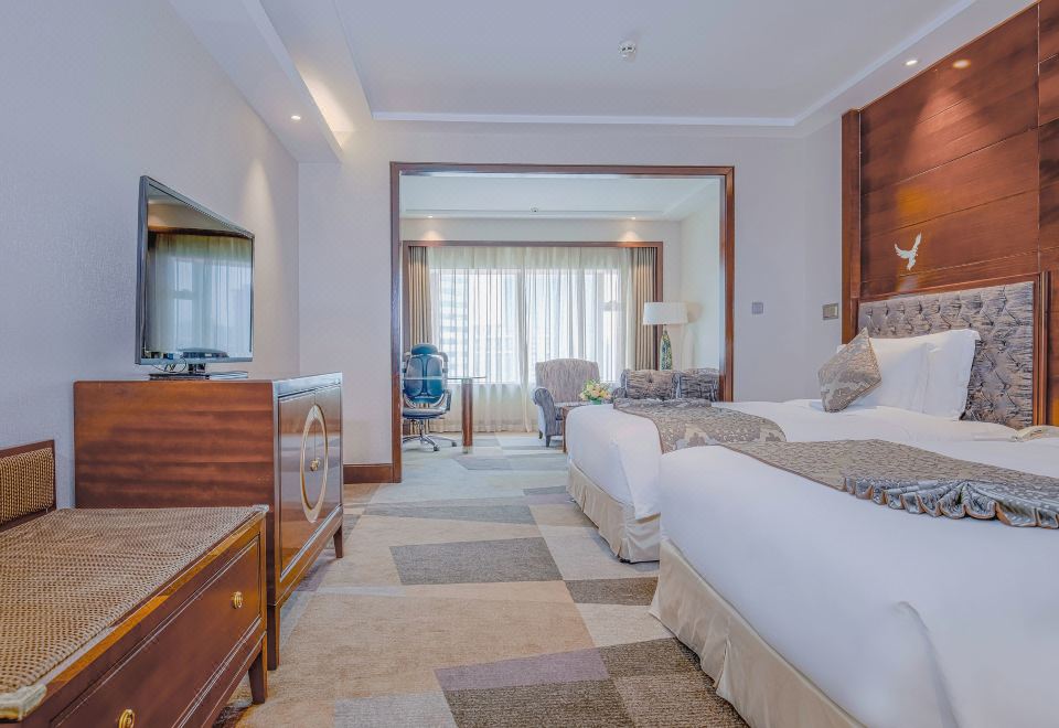 豪華廣場雙床客房