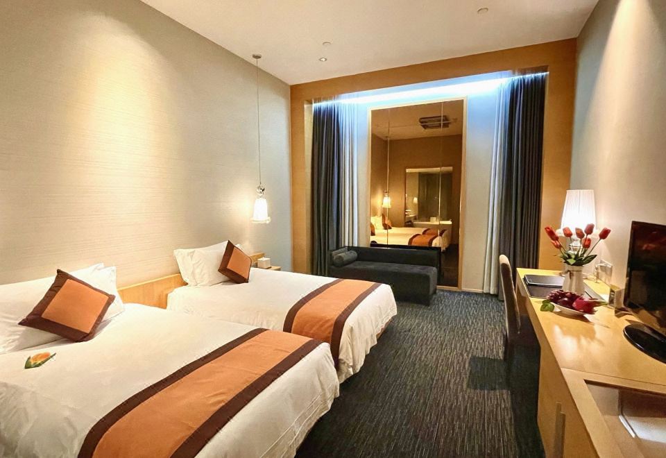 標準雙床房（無窗）