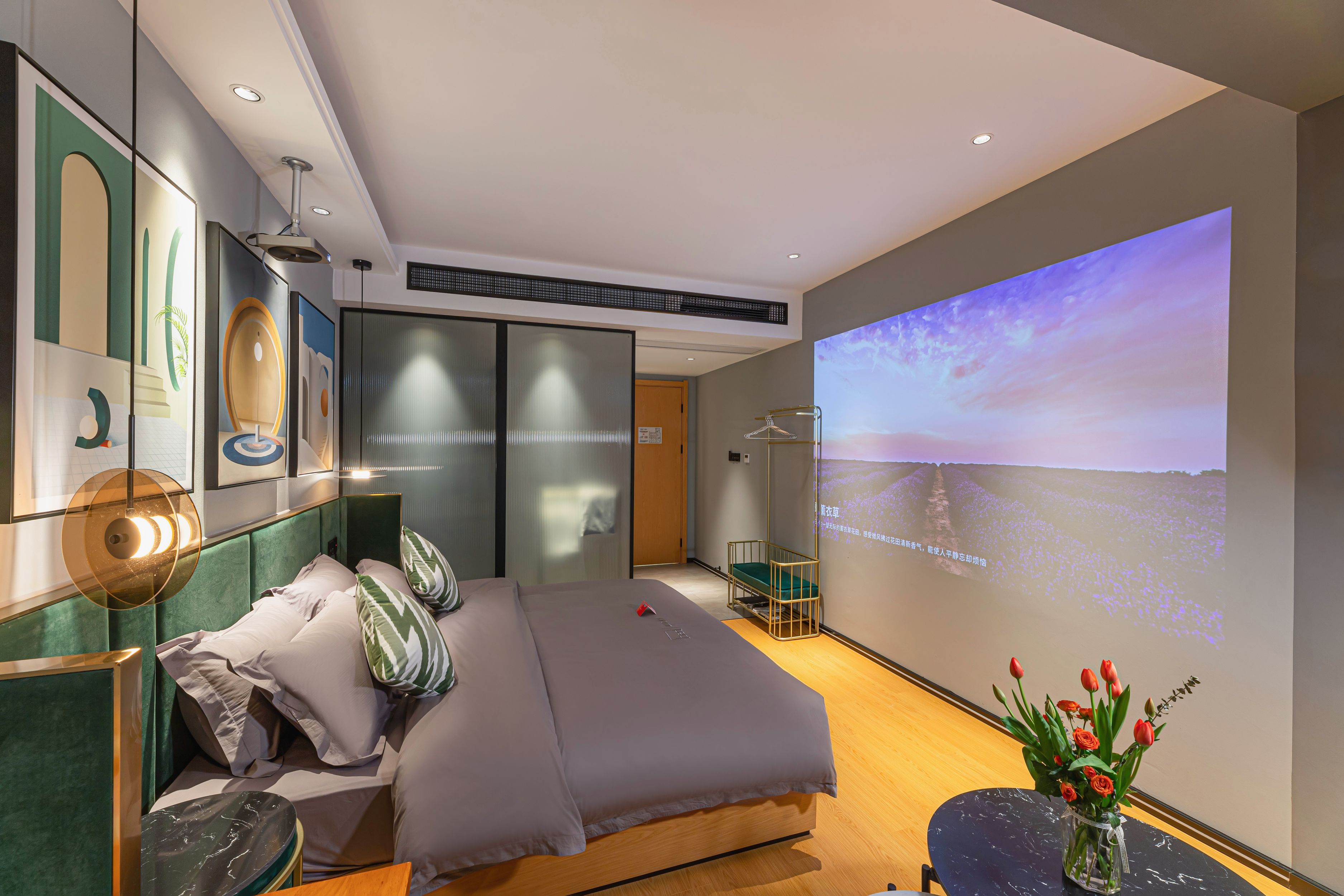 LBED大床房（极米智能投影+恒温马桶+梦境乳胶床垫）