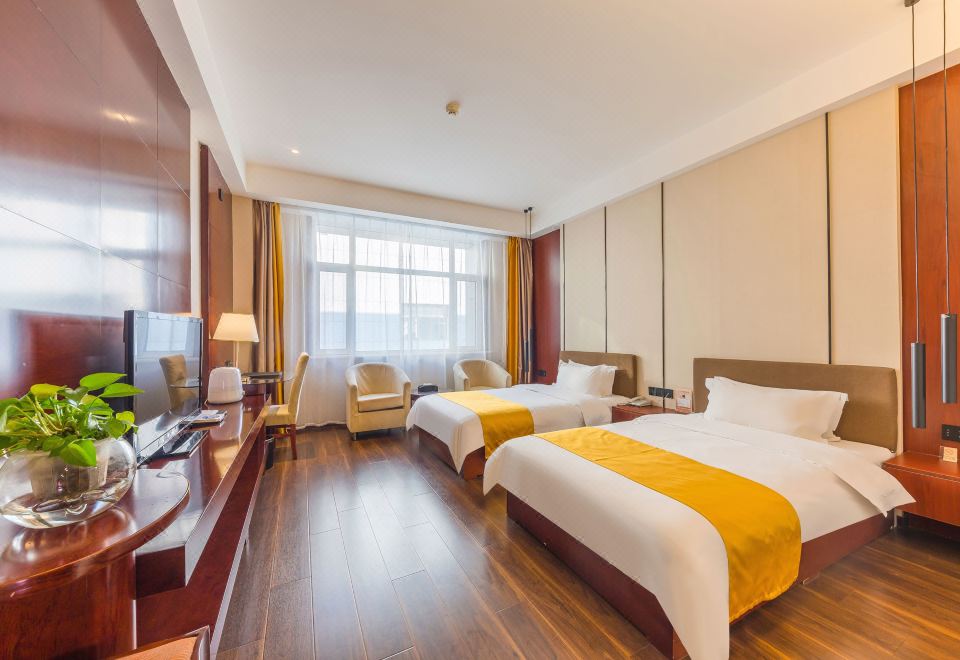 朵蘭雙床房（裸棉棉製品+零壓枕）