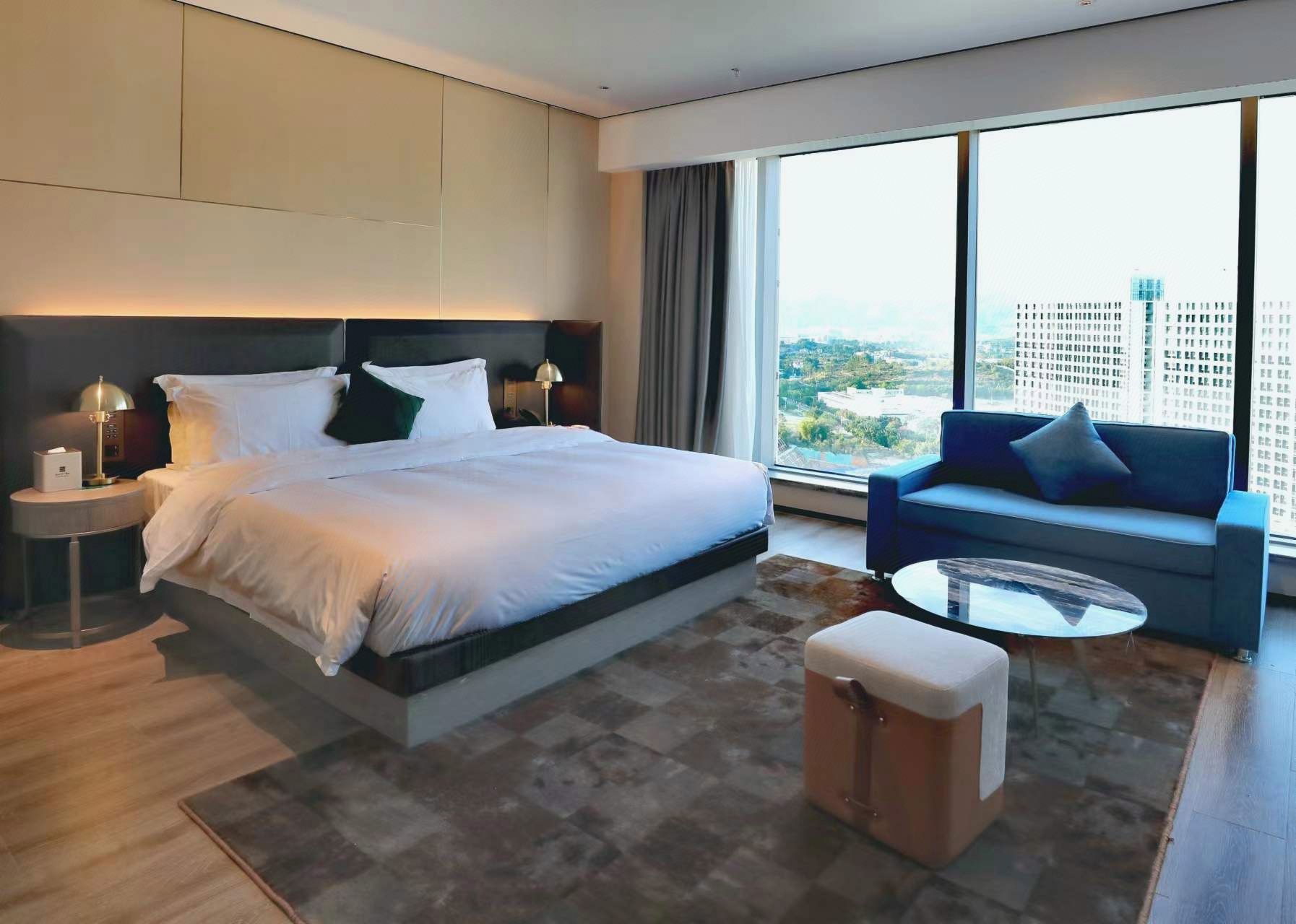 宜享套房【兩房一廳+180°全景落地窗+麻將機+Minibar】